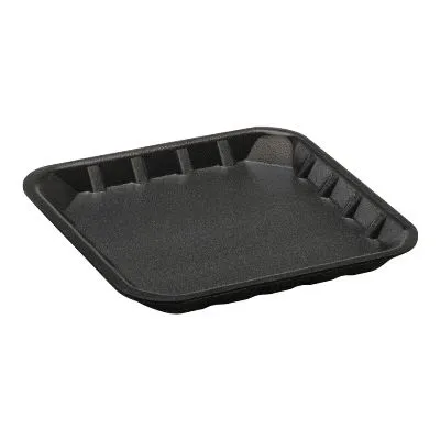 Black Flat Foam Tray 5 X 5" [pack 125 / 500]