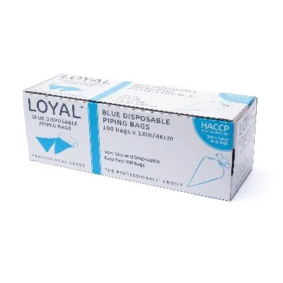 Disposable Blue Dispenser Piping Bags 18in/46cm [roll 100]