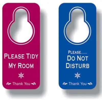 Do Not Disturb Door Sign Hanger