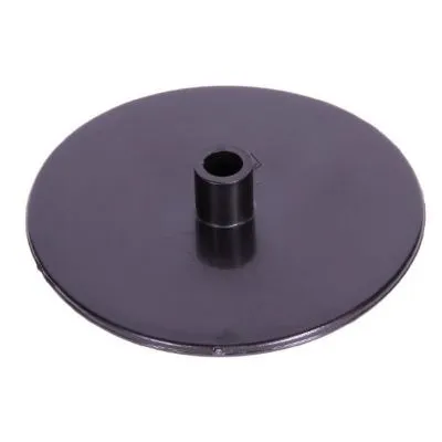 Cake Stand Round Base — Black