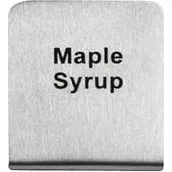 "Maple Syrup" Buffet Sign