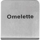 "Omelette" Buffet Sign