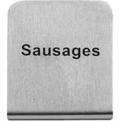 "Sausages" Buffet Sign