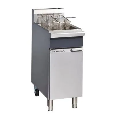 Cobra By Moffat Freestanding Single Pan Double Basket Propane Gas Deep Fryer 18ltr Cf2