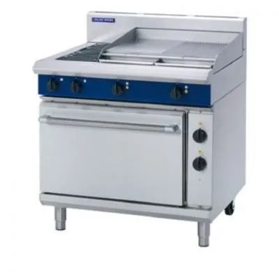 Blue Seal By Moffat E506b - 900mm Electric Range Static Oven; 2 Radiant Elements, 600mm Griddle