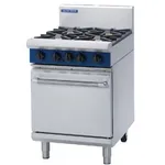 Blue Seal By Moffat 4 Burner Propane Gas Oven Range G504d ; Lpg/Propane