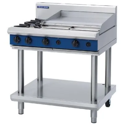Blue Seal By Moffat Freestanding 2 Burner Propane Gas Cooktop & Griddle Plate G516b-Ls ; Lpg/Propane