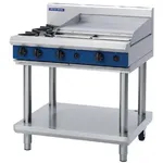 Blue Seal By Moffat Freestanding 2 Burner Propane Gas Cooktop & Griddle Plate G516b-Ls ; Lpg/Propane