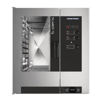 Blue Seal By Moffat Sapiens 10 X 1/1 Gn Tray Electric Combi Steamer With Fully Automatic Cleaning System ; Electric. 16kw. 10 X 1/1 Gn