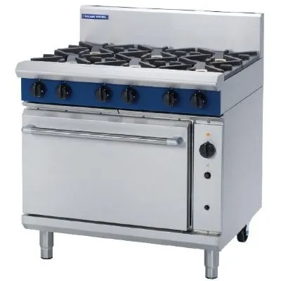 Blue Seal By Moffat 900mm Convection Oven Range With 6 Burners Lpg G56d