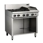 Cobra By Moffat Cooktop With 4 Burners And Griddle On Cabinet Base Lpg C9c ; 900(w)mm. Lpg. 4 Burner, 300mm Griddle