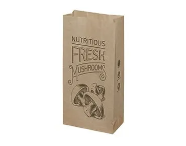 Brown Printed Mushroom Paper Bag [pack 500]