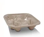 Brown 4 Cup Egg Board Carry Tray [300 Pack]