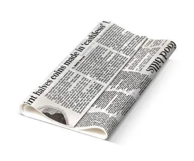 Greaseproof Paper Newsprint 190 X 150mm - [pack 400]
