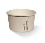 8oz Brown Biopbs Coated Ice Cream Cup [1000 Pack]