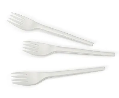 Fork CPLA White Compostable — 165mm Pack 50