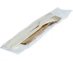 165mm Cpla White Compostable Fork / Knife / Napkin Set [250 Pack]