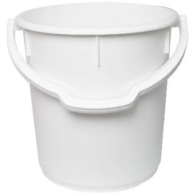Bucket White with Handle — 22L