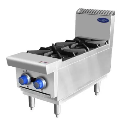 Cookrite 2 Burner Cook Top 650 Lpg At65g2b-C-Lpg