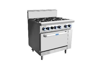 Cookrite 6 Burners With Oven Lpg At80g6b-O-Lpg
