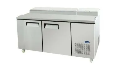 Atosa 2 Door Pizza Prep Table Fridge 1702 Mm Mpf8202
