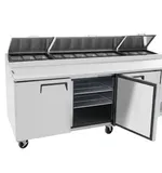 Atosa 3 Door Pizza Prep Table Fridge 2362 Mm Mpf8203