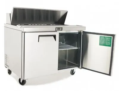Atosa 2 Door Sandwich Prep Table Fridge 1225 Mm Msf8302