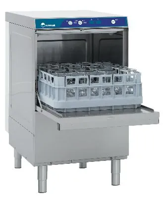 Eurowash Glasswasher Ew340e ; 600 Glasses/Hr ; Pump Out Drain With Detergent & Rinse Aid Dispenser