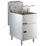 Anets As70 Silverline Gas Tube Deep Fryer - 144mj  4 Burner - 31-39lt 127 Mm Cooking Depth - 512 X 875 X 1204 Supplied With 3 Fry Baskets
