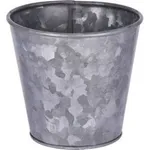 Coney Island Flared Galvanised Pot Plain 105x100mm