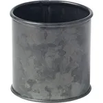 Coney Island Sugar Sachet Black Galvanised Pot 70x70mm
