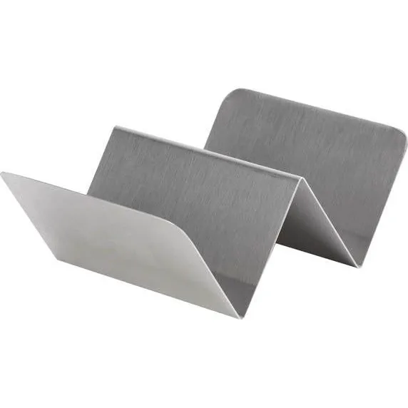 Coney Island Taco Holder / Stand Stainless Steel - 2 Compartment