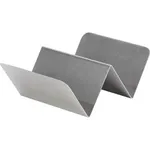 Coney Island Taco Holder / Stand Stainless Steel - 2 Compartment