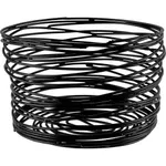 Coney Island Patina Round Wire Basket Black 180x155mm