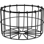 Coney Island Patina Round Wire Basket Black 180x155mm