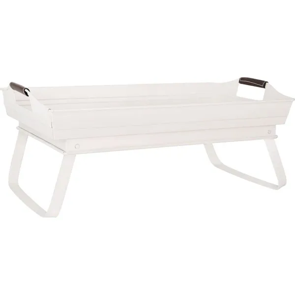 Coney Island Creme Rectangular Tray with Handles 480x310x195mm