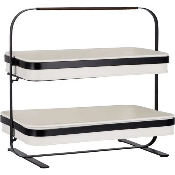 Coney Island Creme 2-Tier Display Stand 380x260x370mm