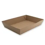 #4 Corrugated Kraft Brown Tray [25 Pack]