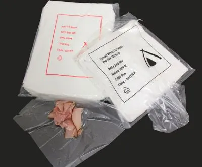 Large Wrap Sheet Hdpe Natural 660 X 400mm [500 Pack]