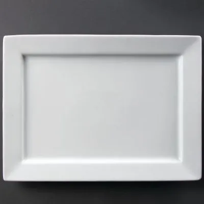 Olympia Wide Rim Rectangular Platter 400x295mm 15 3/4 X 11 1/2" (single)
