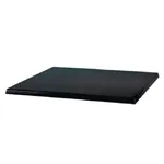 Werzalit Square Table Top Black 700mm Colour: Black. Size: 70cm. Pre-Drilled