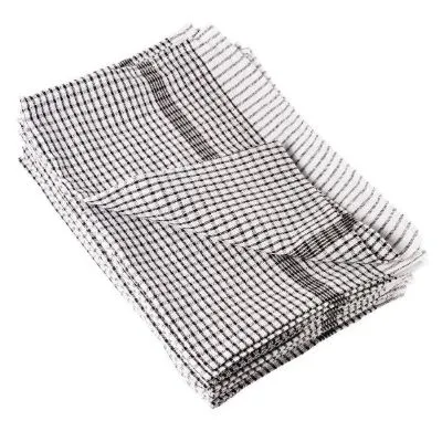 Vogue Wonderdry Tea Towels Black - 760x510mm 30x20" (pack 10)