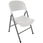 Bolero White Foldaway Utility Chair - (pack Of 2)