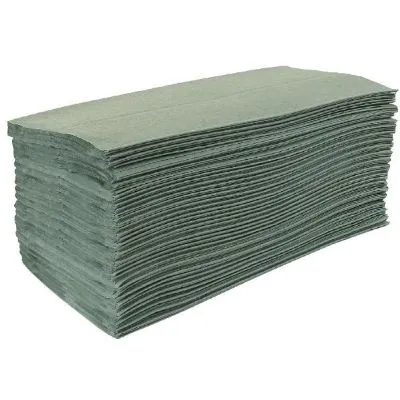 Edlp - Jantex Green Z Fold Hand Towels 1ply (pack 15 X 200sheets)