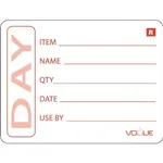Hygiplas Prepped Product Removable Labels [500 Pack]