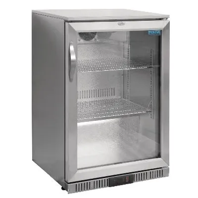 Polar G-Series Back Bar Cooler With Hinged Door Stainless Steel - 138ltr