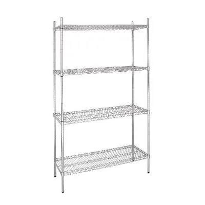 Edlp Vogue Flat Pack 4 Shelf Unit - 1220x460x1830mm 48x18x72"