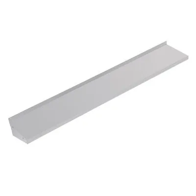 Edlp Vogue Wall Shelf With Brackets St/St - 1800x300mm 71x12"