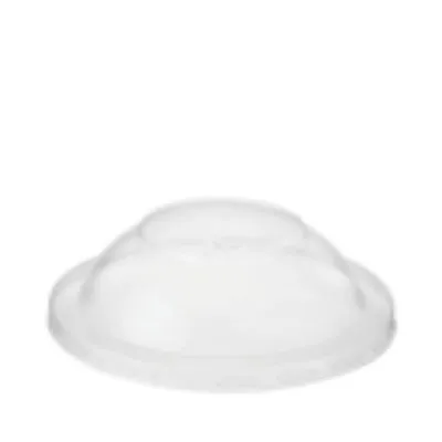 Bonson Round Raised Food Container Dome Lid Clear [pack  50 / 500]