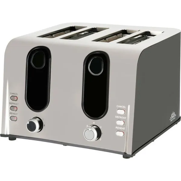 Toaster Luxury 4 Slice Stainless Steel